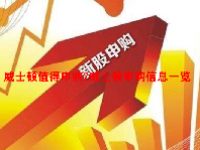 威士顿值得申购？6月9日威士顿申购信息一览