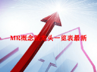 2023MR概念股龙头一览表最新