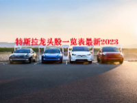 特斯拉龙头股一览表最新2023