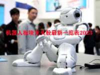 机器人板块龙头股最新一览表2023