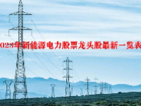 2023年新能源电力股票龙头股最新一览表