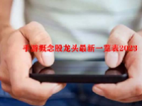 手游概念股龙头最新一览表2023