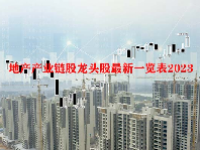 地产产业链股龙头股最新一览表2023