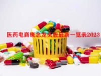 医药电商概念龙头股最新一览表2023