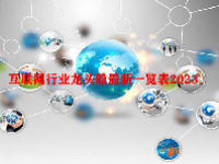 互联网行业龙头股最新一览表2023
