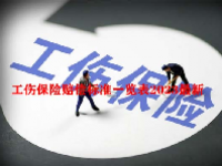 工伤保险赔偿标准一览表2023最新