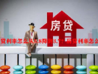 房贷利率怎么从5.8降到3.7？房贷利率怎么算？