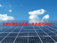 太阳能概念龙头股一览表最新2023
