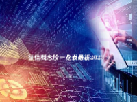 征信概念股一览表最新2023