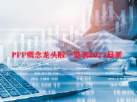 PPP概念龙头股一览表2023最新