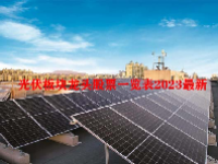 光伏板块龙头股票一览表2023最新