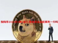 狗狗币2024年4到5美元 狗狗币未来能涨到一元吗？