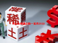 稀土永磁概念股一览表2023