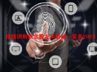 指纹识别概念股龙头最新一览表2023