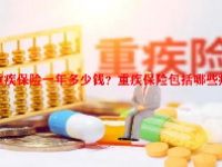 重疾保险一年多少钱？重疾保险包括哪些疾病？
