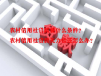 农村信用社贷款要什么条件？农村信用社贷款无力偿还怎么办？