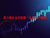 算力概念龙头股票一览表2023最新