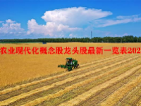 农业现代化概念股龙头股最新一览表2023