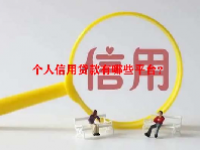 个人信用贷款有哪些平台？
