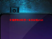 全面屏概念股票一览表最新2023
