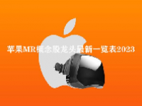 苹果MR概念股龙头最新一览表2023
