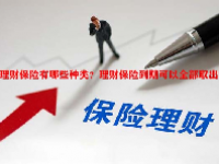 理财保险有哪些种类？理财保险到期可以全部取出吗？