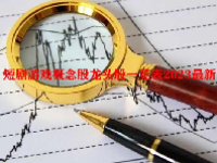 短剧游戏概念股龙头股一览表2023最新