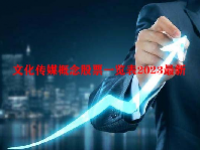文化传媒概念股票一览表2023最新