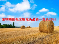 生物质能概念股龙头最新一览表2023