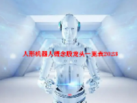 人形机器人概念股龙头一览表2023