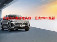 长安汽车概念龙头股一览表2023最新