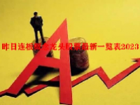 昨日连板概念龙头股票最新一览表2023