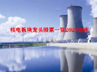 核电板块龙头股票一览2023最新