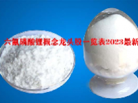 六氟磷酸锂概念龙头股一览表2023最新