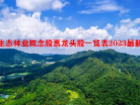 生态林业概念股票龙头股一览表2023最新