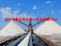 盐化工概念龙头股一览表最新2024