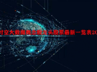 时空大数据概念股龙头股票最新一览表2024