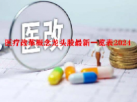 医疗改革概念龙头股最新一览表2024