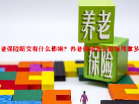 养老保险断交有什么影响？养老保险怎么算每月拿多少钱？