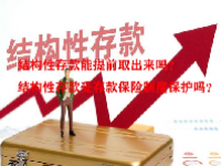 结构性存款能提前取出来吗？结构性存款受存款保险制度保护吗？