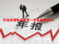 年报预增概念股票一览表最新2024