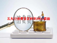 五大行消费贷款利率2024最新