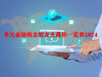 多元金融概念股龙头最新一览表2024