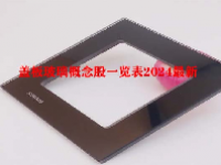 盖板玻璃概念股一览表2024最新
