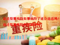 返还型重疾险如果出险了还会返还吗？返还型重疾险有必要买吗？