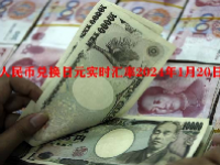 人民币兑换日元实时汇率2024年1月20日