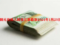 韩元兑换人民币汇率最新2024年1月23日