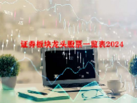 证券板块龙头股票一览表2024