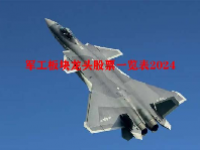 军工板块龙头股票一览表2024