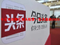 今日头条概念龙头股票一览表最新2024